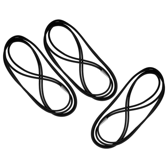 GAXIRE 3pcs Garbage Can Elastic Bands with Non- Rubber Material for Office, Kitchen, Home Use, and Flexible