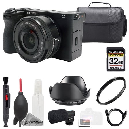 Sony a6700 w/ 16-50mm Lens   Mic   32GB   Bag- Basic Kit (International Version)