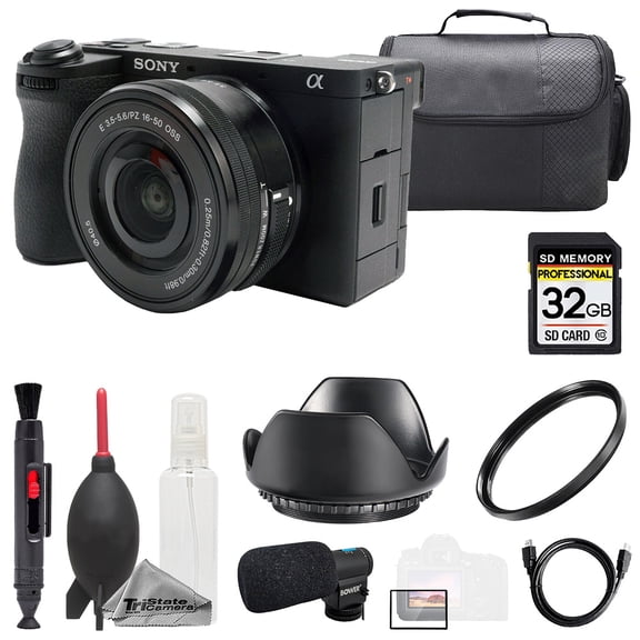 Sony a6700 w/ 16-50mm Lens   Mic   32GB   Bag- Basic Kit (International Version)