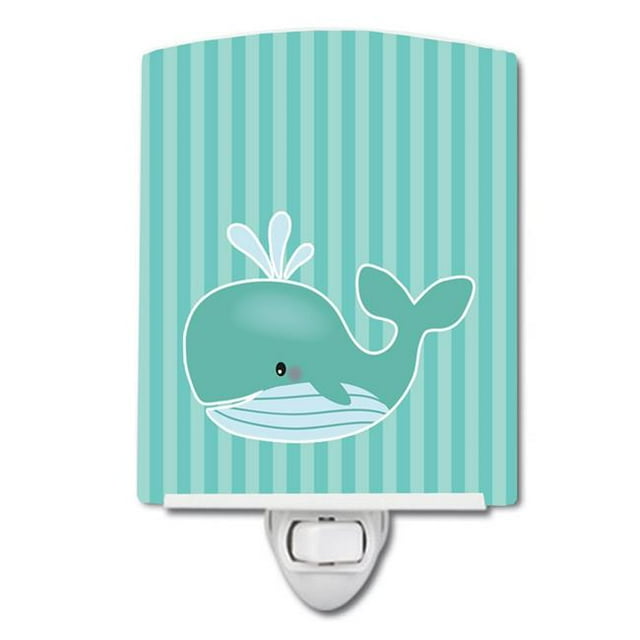 Carolines Treasures BB7125CNL Whale Ceramic Night Light