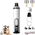 thumbnail image 1 of Upgraded Electric Dog Nail Trimmer with Light, Quiet and Low Vibration Electric Pet Nail Grinder, Rechargeable Dog Nail Clippers with Quick Sensor, Pet Nail Grinder for Large Medium Small Dogs, 1 of 7