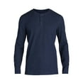 thumbnail image 5 of George Men’s and Big Men’s Thermal Henley T-Shirt with Long Sleeves, Sizes XS-3XLT, 5 of 5