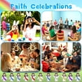 thumbnail image 3 of Pekkaxy 50 Pcs Little Jesus Figures，Mini Jesus Figurines Tiny Statues for Easter Egg Stuffers to Hide and Seek Sunday School Religious Party Share, 3 of 7