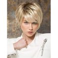 thumbnail image 2 of Langgg Ensemble de Cheveux Courts Dorés Raides pour Femmes, 2 of 2