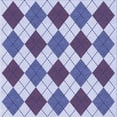 thumbnail image 1 of Ahgly Company Machine Washable Indoor Square Transitional Deep Periwinkle Purple Area Rugs, 4' Square, 1 of 7