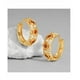 thumbnail image 2 of Pendiente Xtellar Aretes Dorados Con Zirconia Y Gemas Rojas, 2 of 4
