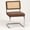 Coffee, variant on Olive Green Velvet Modern Rattan Dining Chairs Set of 2, Cane Back, Dinning Chairs, Sillas de Comedor, Upholstered Mid Century Modern Dining Room Chair, Chrome Metal Kitchen Chair