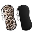 thumbnail image 1 of Funda para anteojos MoKo, paquete de 2, bolsa de neopreno suave con cierre, 1 of 9