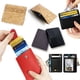 thumbnail image 1 of Bolso de cuero para tarjetas, con cepillo antirrobo, de cuero RFID, funda para tarjetas de PU, bolso universal para tarjetas pequeño y exquisito para mujer, con gran capacidad para tarjetas, 1 of 5