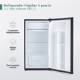 thumbnail image 2 of Refrigerador Frigobar 90 L 3.2 Pies con Congelador, Termostato, Estante para Botellas y Puerta Reversible, 2 of 8