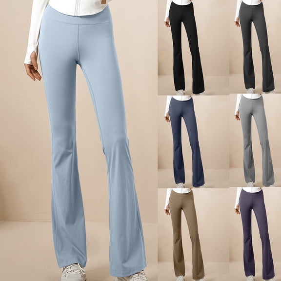 Lovzfmll Women's Yoga Pants, High Waisted Straight Leg Athletic Pants, Full Length Workout Pants, Fall Fashion Outfits 2025