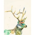 thumbnail image 2 of Goldberger, Jennifer 20x24 Gold Ornate Wood Framed with Double Matting Museum Art Print Titled - Hi Fi Wildlife III, 2 of 4