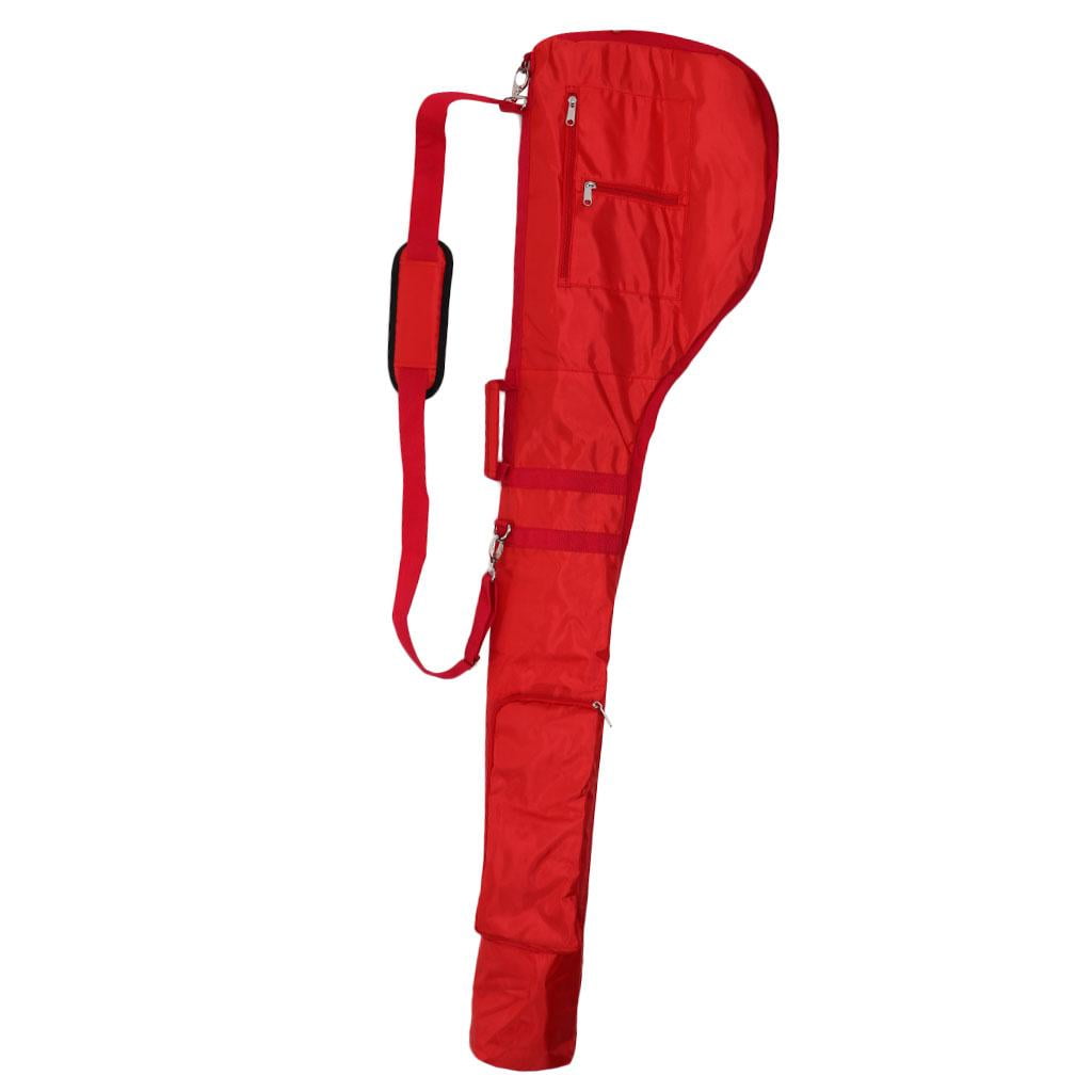 Bag with Handle And Strap Golf Carrying Case , Red