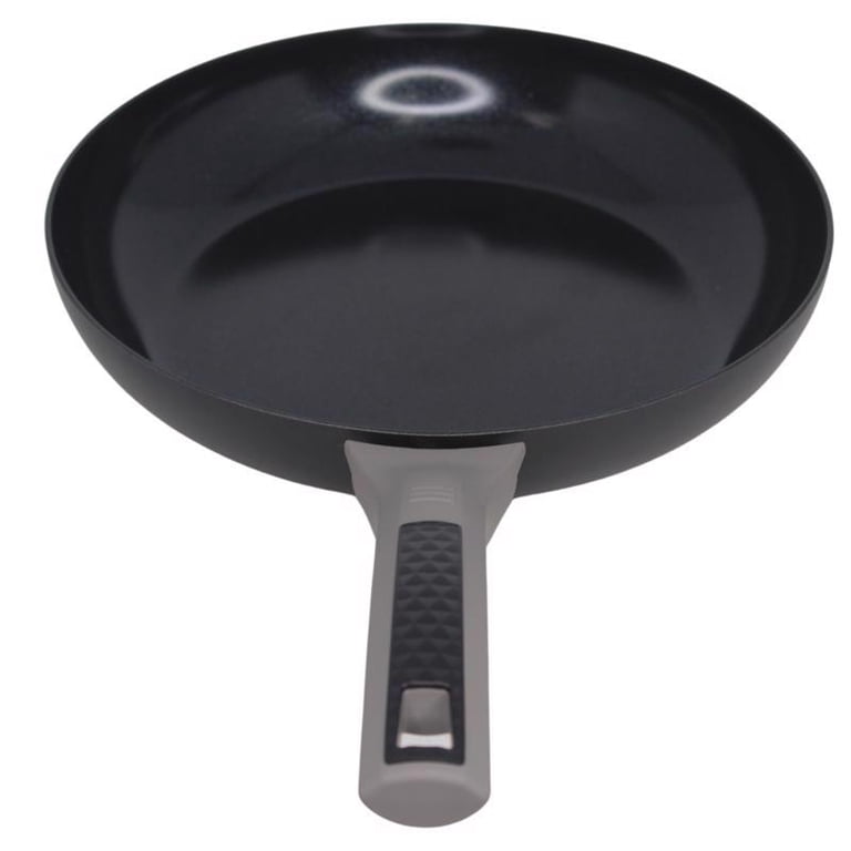 mireim Imusa Mirro Ceramic Coated Aluminum Fry Pan 8 in. Black - Walmart.com