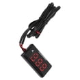 thumbnail image 3 of LCD Motorcycle Thermometer Ultra Thin Waterproof Water Temperature Meter Sparking Plug Adapter DC12V, 3 of 7