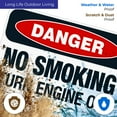 thumbnail image 4 of Danger No Smoking Turn Engine Off Sign, OSHA Danger Sign, 24x36 Corrugated Plastic, 4 of 7