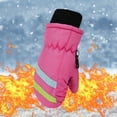 thumbnail image 5 of Fjofpr Toddler Gloves Winter Toddler Gloves Winter 4T Toddler Kids Boys Girls Gloves Winter Outdoor Windproof Warm Lock Temperature Ski Gloves（2-5Years）, 5 of 7