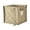 Khaki-L, variant on Large Capacity Folding Trash Can Trash Storage Basket with Rope Foldable Outdoor Camping Multifunction Trash Storage Box