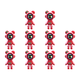 thumbnail image 1 of Lindo Coche Aire Perfume Clip Dibujos Animados Astronauta Ambientador () Rojo, 1 of 4