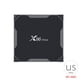thumbnail image 1 of X96 Max Smart TV BOX 2G + 16G / 4G + 32G / 4G + 64G Reemplazo de la caja de TV para Android 8.1 Amlogic S905X2 Quad Core Vogacara DZ4682-10B, 1 of 2