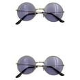 thumbnail image 4 of Gafas de Sol Qarigey Sun Eyewear Marco de Metal Multifuncional Dorado y Púrpura, 4 of 6