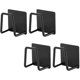 thumbnail image 1 of Soporte de esponja autoadhesivo para fregadero de cocina, ganchos impermeables de acero inoxidable, color negro, 4 Uds. BRI Rojo Verde, 1 of 5