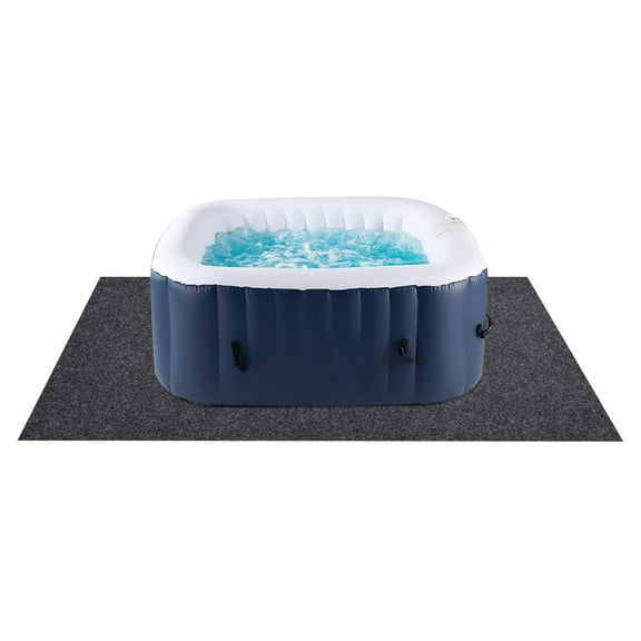 Hot Tub Pad for Inflatable Hot Tub,Extral Large Ground Mat for Outdoor Indoor Use 72*74"/78*80"