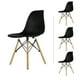 thumbnail image 1 of Mundo In Juego de Sillas Negras Eames Oslo para Comedor 4 Piezas Mundo In Hogar, 1 of 8
