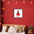 thumbnail image 4 of Stupell Industries Glam Chic Christmas Gal Black Floating Frame Canvas Art, 18 x 18, by Amanda Greenwood, 4 of 8