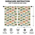 thumbnail image 2 of Blackout Kids Curtains,Beige Colorful Dinosaurs Pattern Childrens Insulated Curtains Set Of 2,Bedroom Essentials,Toddler Room Decor 42"x63", 2 of 5