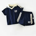 Baby Boys Outfit Comfy Toddler Clothing Sets Short Sleeved Sports Set