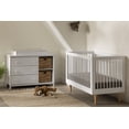 thumbnail image 3 of South Shore Cotton Candy Changing Table with Removable Rim, Drawers, and Open Storage, in Pure White, 3 of 17