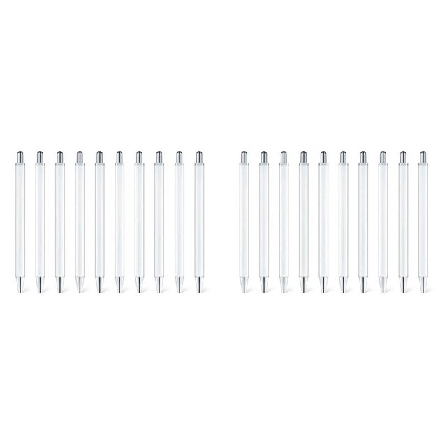 20PCS Sublimation Pen Blank Without Pinch Shrink Packaging, Heat Transfer Sublimation Ballpoint Pen, for DIY Office