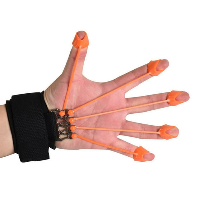 Adjustable Finger Exerciser Stretcher For Improve Flexibility Hand Grip Strength Training With Wrist Strap Suitable For Athletes Musicians Rock Climbers