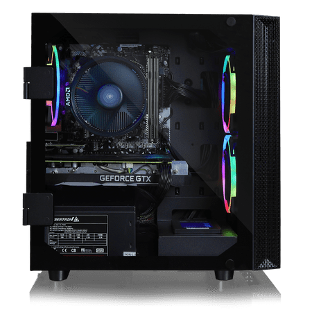 CLX - SET Gaming Desktop - AMD Ryzen 5 3600 - 16GB Memory - NVIDIA GeForce GTX 1660 SUPER - 480GB SSD + 2TB HDD - Black/RGB