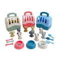 thumbnail image 2 of Juego de 24 juguetes de rol para el cuidado de mascotas y cuenco de alimentación, accesorios para muñecas, juguetes de simulación para niños, niñas y, 2 of 8