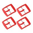 thumbnail image 1 of Shisuyan 4pcs 20mm Plastic Watch Band Buckle Watch Clasp Watch Accessories for Friends (Red), 1 of 8
