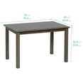 thumbnail image 2 of ECR4Kids 24in x 36in Rectangular Hardwood Table with 22in Legs, Childrens Furniture, Grey Wash, 2 of 9