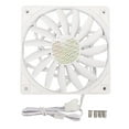 thumbnail image 2 of PWM PC Fan, 120mm Case Fan 4pin PWM Silent Computer Fan With MFDB Dynamic Pressure Bearing Included, Fan Speed: 500-1800 Rpm, 2 of 7