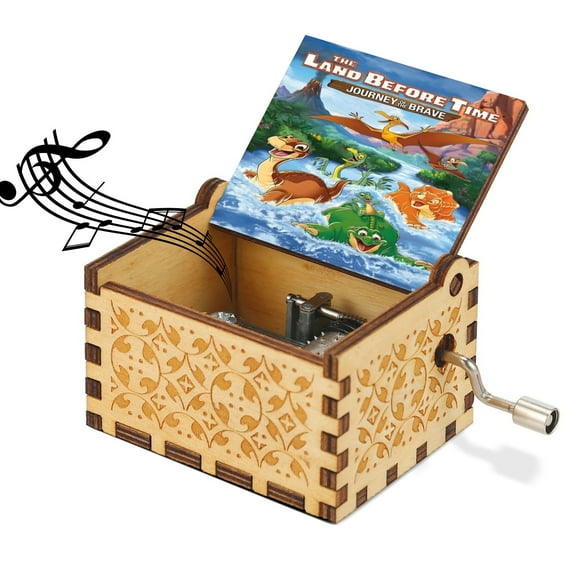 The Land Before Time Wooden Music Box.