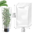 thumbnail image 6 of 3Pcs Plant Covers Greenhouse Plastic Film Antifreeze Plastic Film Antifreeze Insulation for Potted Plants, Crops (B 80 ×110cm), 6 of 6