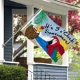 thumbnail image 2 of G Ganen 3x5 Feet Flag It's 5 O'Clock Somewhere Novelty Party Flag Parrot Happy Hour Margarita, 2 of 5