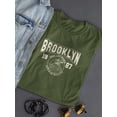 thumbnail image 3 of Brooklyn Retro College T-Shirt Women -Image by Shutterstock, Female Large, 3 of 4