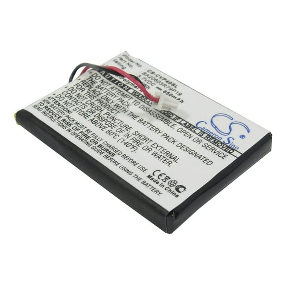 Replacement Battery for Creative DAP-FL0040,V,V Plus,Zen V,PN:BA20603R79919,650mAh
