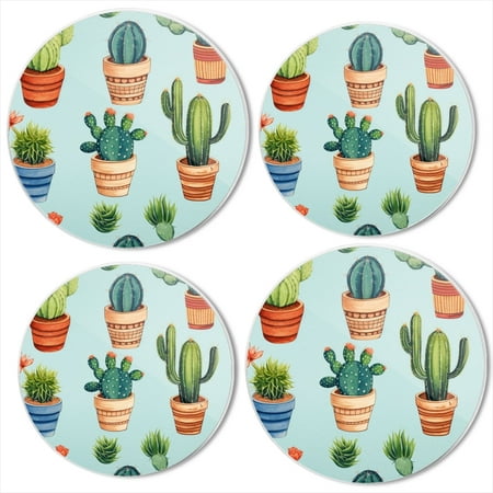 

Bahomeck Gas Stove Burner Cover Set Of 4 Cute Cacti In The Pots Metal Electric Stove Burner Covers Protecting Gas Stoves Kitchen Decor，8 Inch And 10 Inch