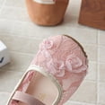 thumbnail image 4 of hengsof Girls' Fashionable Mesh Floral Soft Sole Flat Shoes, Spring Summer Casual Shoes, Sweet and Versatile Princess Shoes, 4 of 8
