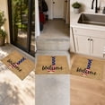thumbnail image 5 of Zynviq Letter Doormats 19.7" X 31.5" Throw Rug Polyester Rectangular Brown Washable Small Rug for Kitchen, 5 of 6
