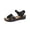 Black, variant on Slippers for Women Flat Bottom Non-Slip Open Toe Womens Graceful Footwear Black Size 36