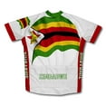 thumbnail image 2 of Zimbabwe Flag Short Sleeve Cycling Jersey  for Men - Size M, 2 of 3