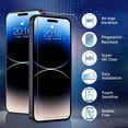 thumbnail image 2 of Zendure 3-Pack 14 Pro Max Screen Protector,iPhone 14 Pro Max Tempered Glass Phone Films 3 Pack Camera Lens Protector, HD Clear Tempered Glass, 2 of 7